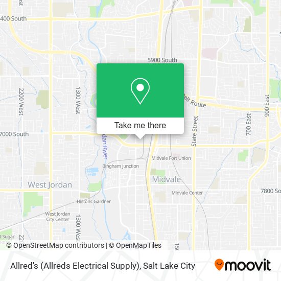 Mapa de Allred's (Allreds Electrical Supply)