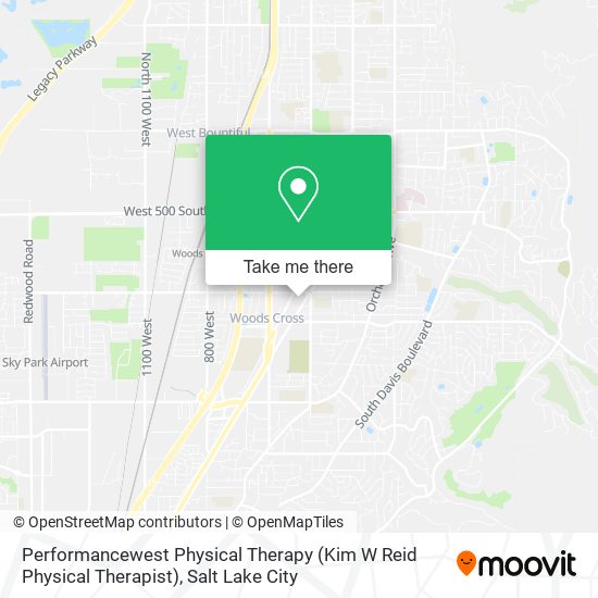 Mapa de Performancewest Physical Therapy (Kim W Reid Physical Therapist)