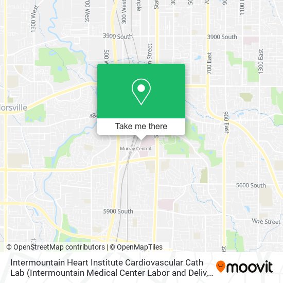 Intermountain Heart Institute Cardiovascular Cath Lab map