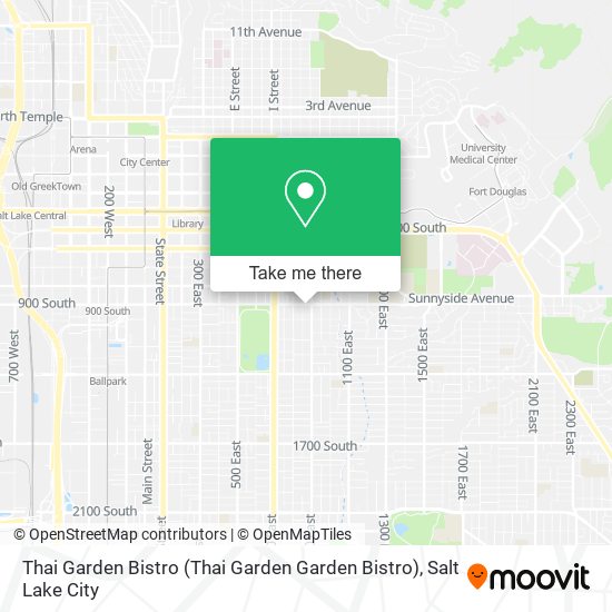 Thai Garden Bistro map