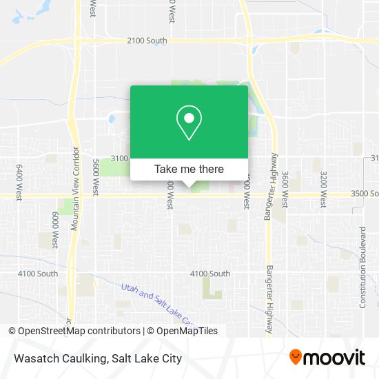 Wasatch Caulking map