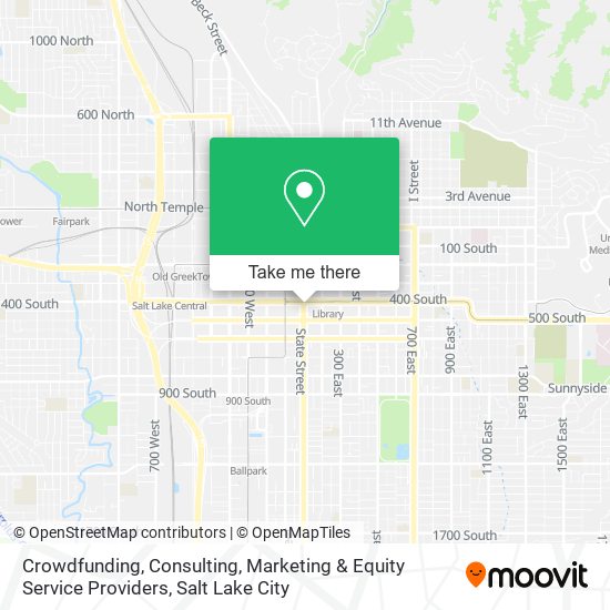 Crowdfunding, Consulting, Marketing & Equity Service Providers map