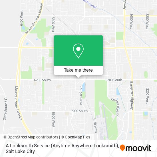 A Locksmith Service (Anytime Anywhere Locksmith) map