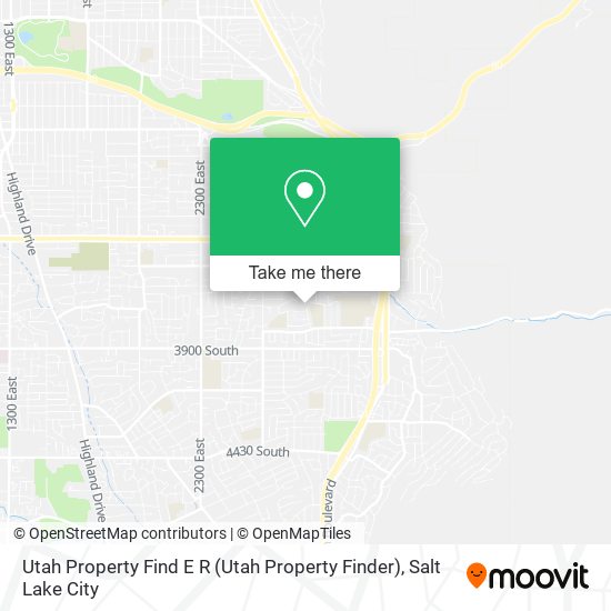 Mapa de Utah Property Find E R (Utah Property Finder)