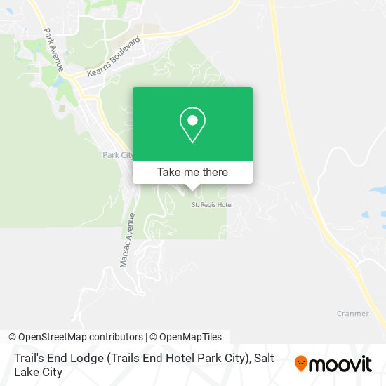 Mapa de Trail's End Lodge (Trails End Hotel Park City)