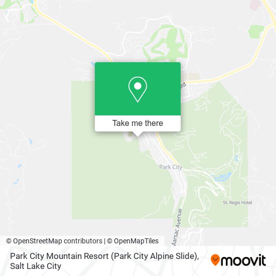 Park City Mountain Resort (Park City Alpine Slide) map