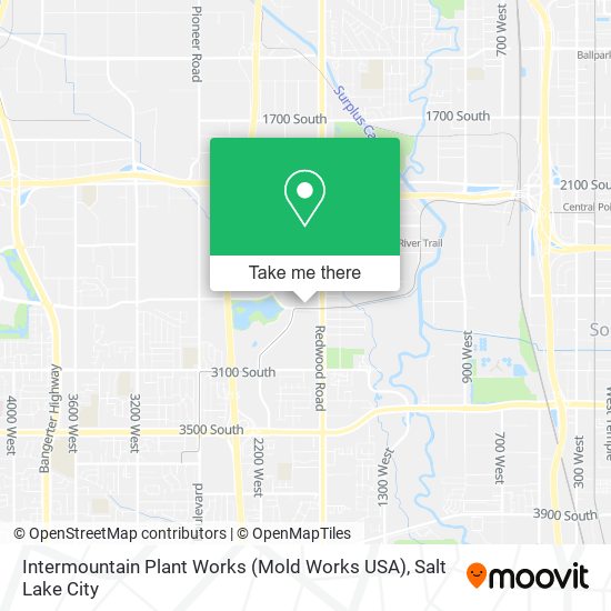 Mapa de Intermountain Plant Works (Mold Works USA)