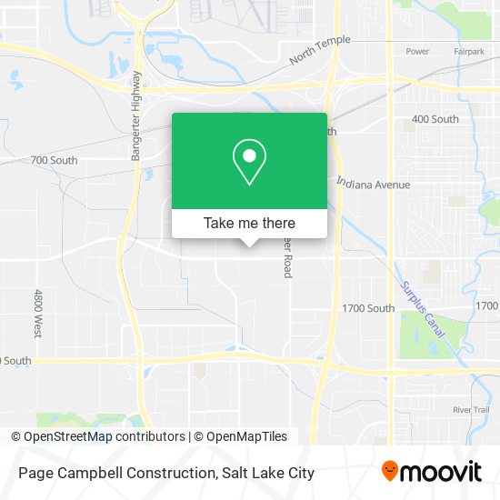 Page Campbell Construction map