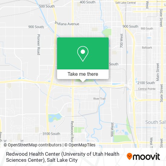 Redwood Health Center (University of Utah Health Sciences Center) map