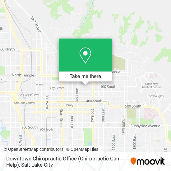 Mapa de Downtown Chiropractic Office (Chiropractic Can Help)