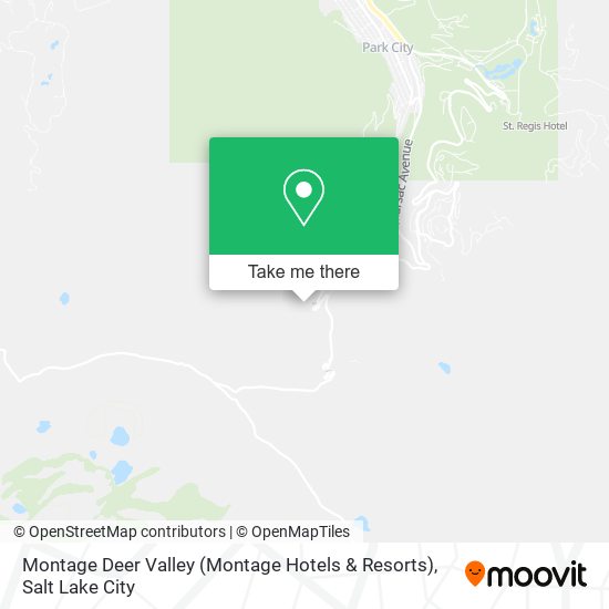 Montage Deer Valley (Montage Hotels & Resorts) map