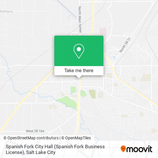 Spanish Fork City Hall (Spanish Fork Business License) map