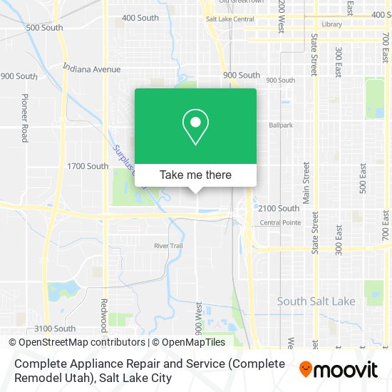 Mapa de Complete Appliance Repair and Service (Complete Remodel Utah)