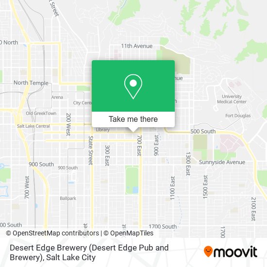 Mapa de Desert Edge Brewery (Desert Edge Pub and Brewery)