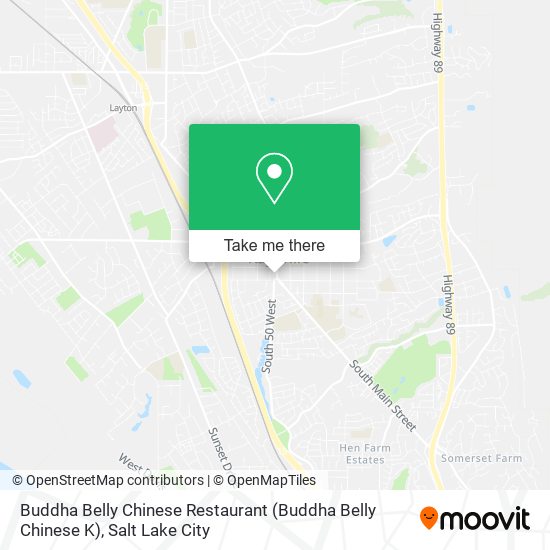 Mapa de Buddha Belly Chinese Restaurant