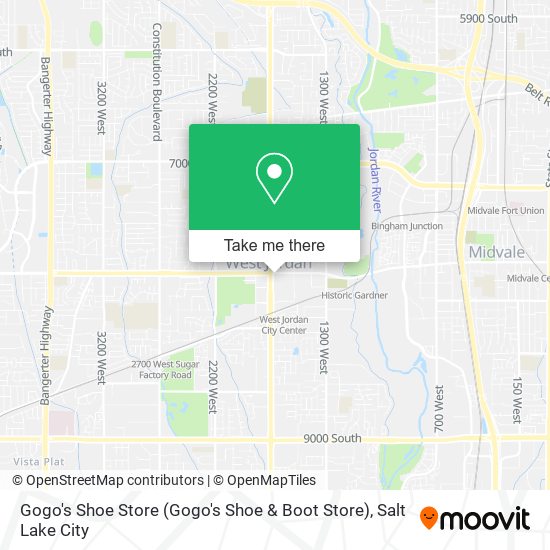 Mapa de Gogo's Shoe Store