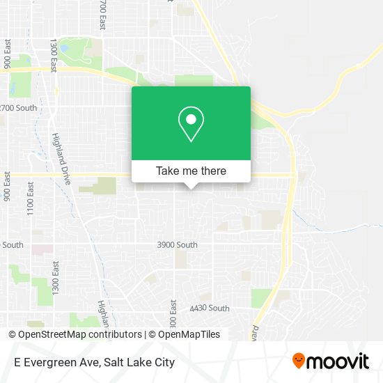 Mapa de E Evergreen Ave