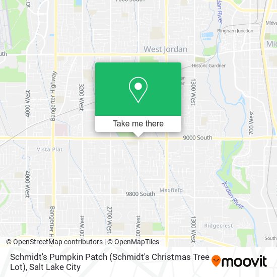 Schmidt's Pumpkin Patch (Schmidt's Christmas Tree Lot) map