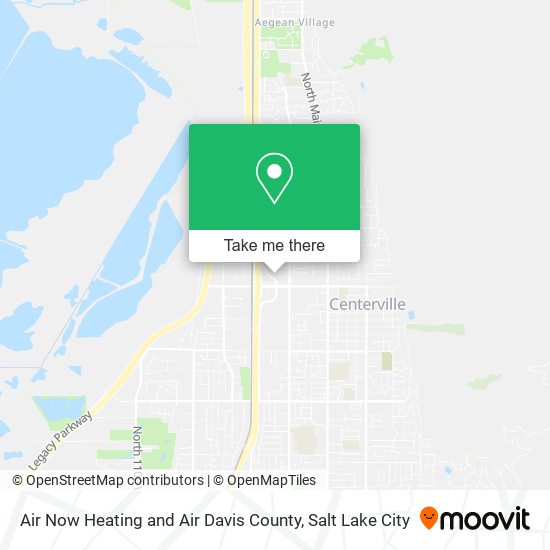 Air Now Heating and Air Davis County map