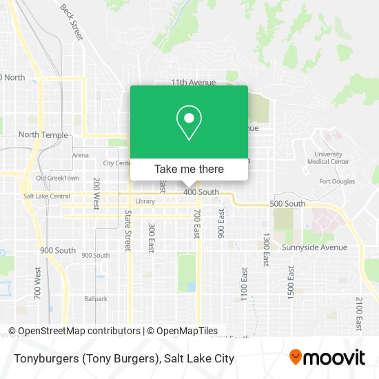 Tonyburgers (Tony Burgers) map