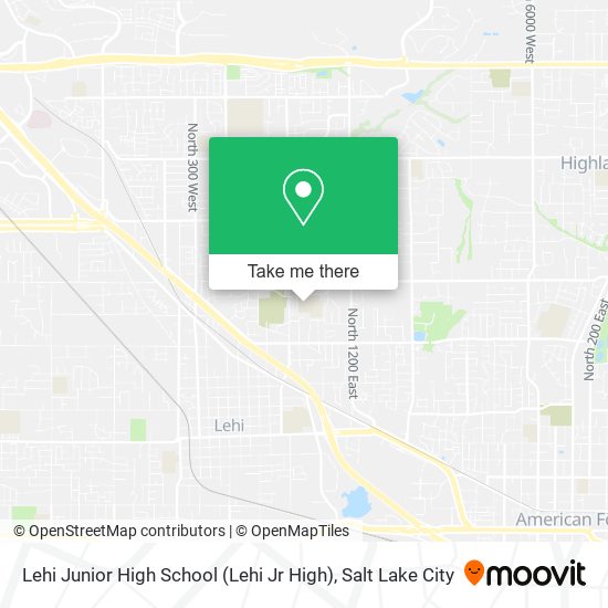 Mapa de Lehi Junior High School (Lehi Jr High)