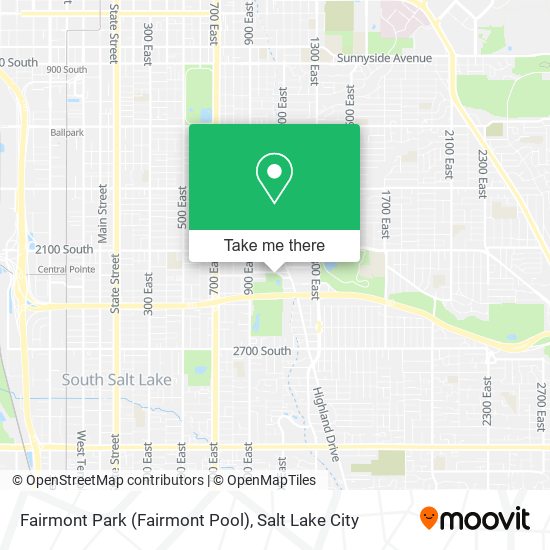 Fairmont Park (Fairmont Pool) map