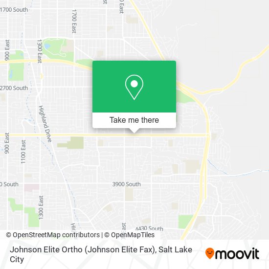 Mapa de Johnson Elite Ortho (Johnson Elite Fax)
