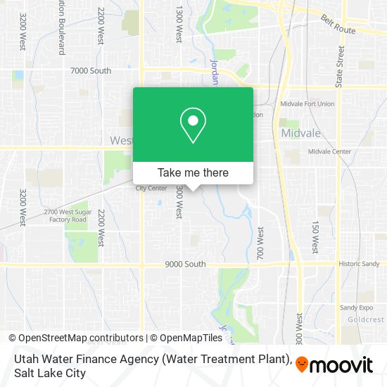 Utah Water Finance Agency (Water Treatment Plant) map