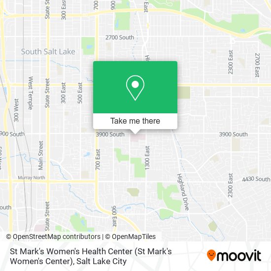St Mark's Women's Health Center map