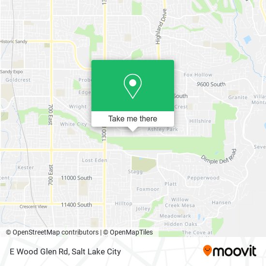 E Wood Glen Rd map