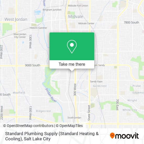 Mapa de Standard Plumbing Supply (Standard Heating & Cooling)