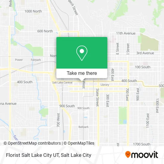 Florist Salt Lake City UT map