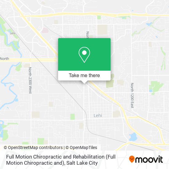 Full Motion Chiropractic and Rehabilitation map