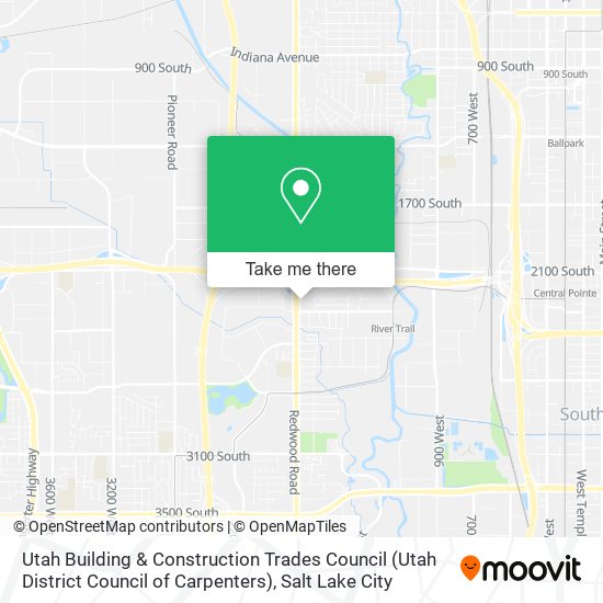 Mapa de Utah Building & Construction Trades Council (Utah District Council of Carpenters)