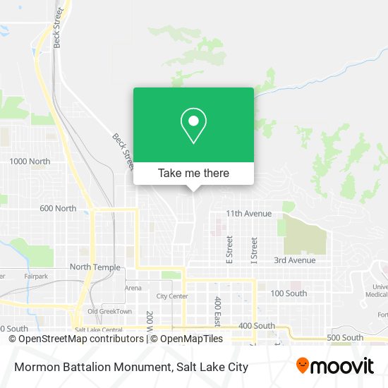 Mapa de Mormon Battalion Monument