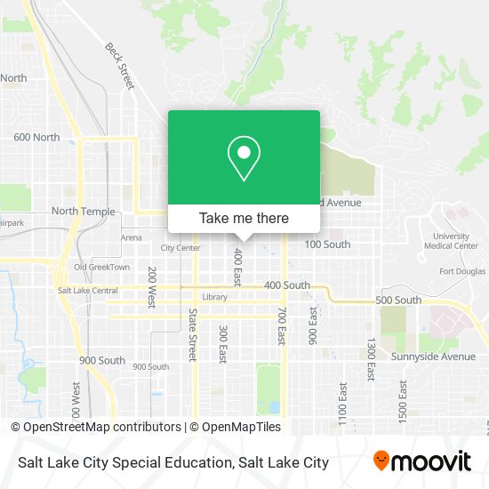 Mapa de Salt Lake City Special Education