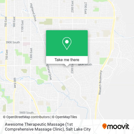 Awesome Therapeutic Massage (1st Comprehensive Massage Clinic) map