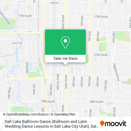 Mapa de Salt Lake Ballroom Dance (Ballroom and Latin Wedding Dance Lessons in Salt Lake City Utah)