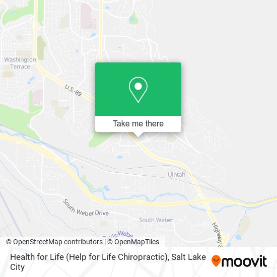 Mapa de Health for Life (Help for Life Chiropractic)
