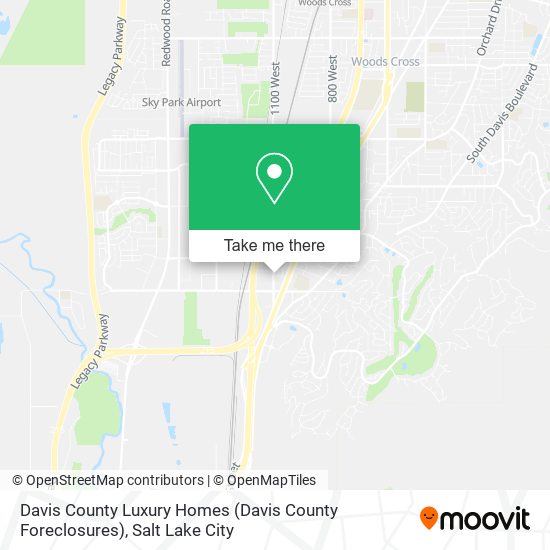 Mapa de Davis County Luxury Homes (Davis County Foreclosures)