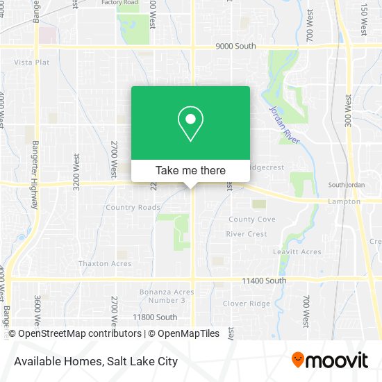 Available Homes map