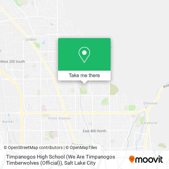 Timpanogos High School (We Are Timpanogos Timberwolves (Official)) map
