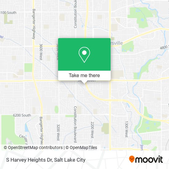 S Harvey Heights Dr map