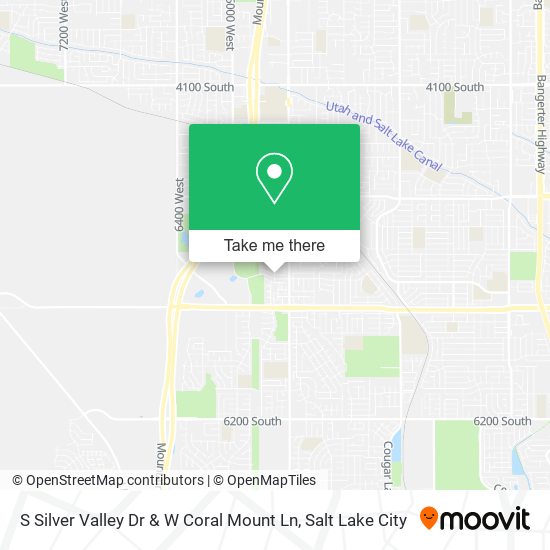 Mapa de S Silver Valley Dr & W Coral Mount Ln
