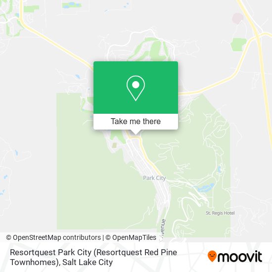 Resortquest Park City (Resortquest Red Pine Townhomes) map