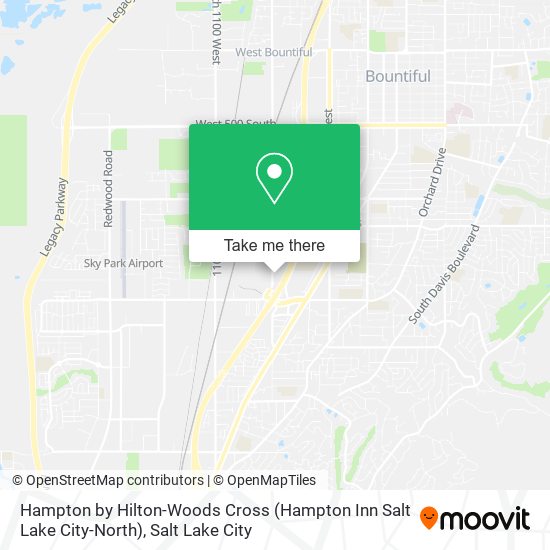 Mapa de Hampton by Hilton-Woods Cross (Hampton Inn Salt Lake City-North)