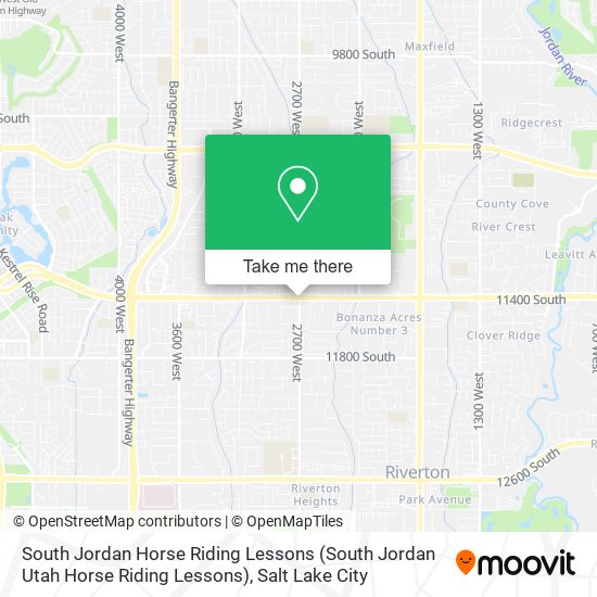 South Jordan Horse Riding Lessons map