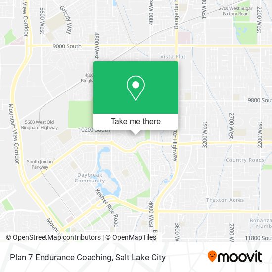 Plan 7 Endurance Coaching map