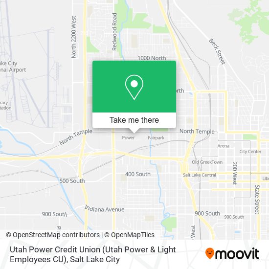 Mapa de Utah Power Credit Union (Utah Power & Light Employees CU)