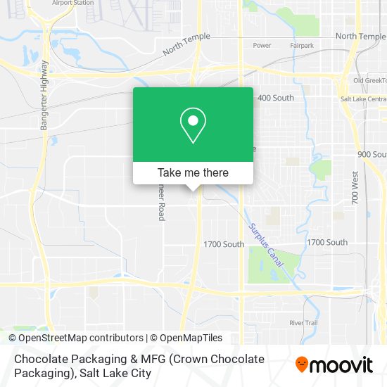 Mapa de Chocolate Packaging & MFG (Crown Chocolate Packaging)